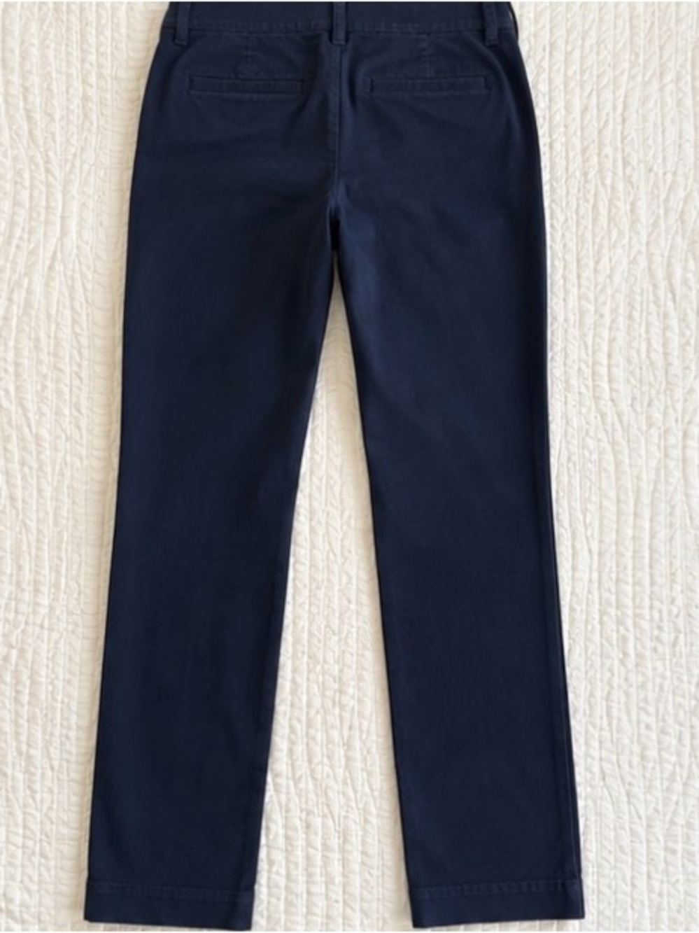 J.Crew Andie Navy Pants Size 4 NWT Straight Leg Chino